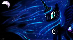 Size: 1980x1080 | Tagged: dead source, safe, artist:sierraex, nightmare moon, alicorn, pony, g4, female, mare, mare in the moon, moon, solo, wallpaper