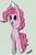 Size: 900x1350 | Tagged: safe, artist:microgrid, pinkie pie, earth pony, pony, g4, cursor, female, fourth wall, mare, simple background, solo