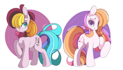 Size: 1280x731 | Tagged: safe, artist:sugaryrainbow, light heart, toola-roola, earth pony, pony, g2, g3, g4, cute, female, g2 to g4, g3 to g4, g3betes, generation leap, heartabetes, mare, roolabetes