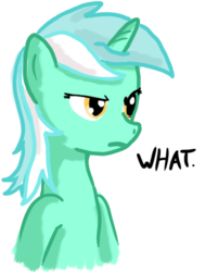 Size: 532x663 | Tagged: safe, artist:darrianmh, lyra heartstrings, pony, unicorn, g4, female, mare, reaction image, simple background, solo, transparent background