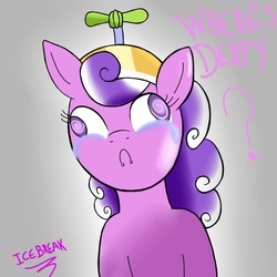 Size: 1000x1000 | Tagged: safe, artist:icebreak23, screwball, earth pony, pony, g4, crying, female, mare, solo