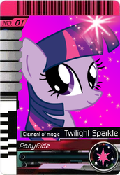 Size: 350x510 | Tagged: artist needed, safe, twilight sparkle, pony, unicorn, g4, female, kamen rider, kamen rider decade, mare, solo