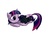 Size: 3527x2366 | Tagged: safe, artist:mindkog, twilight sparkle, oc, oc:nyx, alicorn, pony, unicorn, fanfic:past sins, g4, alicorn oc, duo, fanfic art, female, filly, high res, mare, prone, simple background, sleeping, white background