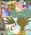 Size: 699x792 | Tagged: safe, edit, edited screencap, editor:psyga315, screencap, berry punch, berryshine, gilda, sea swirl, seafoam, spring melody, sprinkle medley, earth pony, griffon, pegasus, pony, unicorn, g4, griffon the brush off, my little pony: friendship is magic, season 1, butt, female, hub logo, image macro, kamen rider, kamen rider den-o, kintaros, mare, meme, plot, running