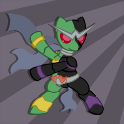 Size: 550x550 | Tagged: safe, artist:petit-squeak, pony, bipedal, kamen rider, kamen rider double, kamen rider w, ponified, solo, tokusatsu