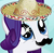 Size: 309x305 | Tagged: artist needed, safe, rarity, pony, unicorn, g4, female, mare, mexican, moustache, solo, sombrero