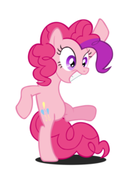 Size: 775x1030 | Tagged: artist needed, safe, pinkie pie, earth pony, pony, g4, female, kamen rider, kamen rider den-o, mare, multicolored mane, ryuutaros, simple background, solo, transparent background
