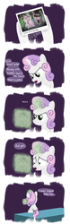 Size: 1280x4085 | Tagged: safe, artist:dtcx97, spike, sweetie belle, dragon, pony, unicorn, post-crusade, g4, comic, female, filly, male, ship:spikebelle, shipping, tsundere, tsundere belle