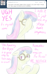 Size: 640x1000 | Tagged: safe, artist:lamia, bons away, pegasus, pony, ask skyra and bons away, g4, female, glasses, mare, solo