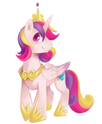 Size: 556x674 | Tagged: safe, artist:theuselesstoe, princess cadance, alicorn, pony, g4, male, prince bolero, rule 63, simple background, solo, stallion, white background