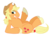 Size: 2857x2041 | Tagged: safe, artist:wicklesmack, applejack, earth pony, pony, g4, applejack (male), high res, male, on back, rule 63, simple background, solo, stallion, transparent background