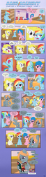 Size: 1094x4147 | Tagged: safe, artist:sorcerushorserus, baby ribbs, brolly, derpy hooves, firefly, rainbow dash, surprise, whitewash, oc, oc:red sorena, pegasus, pony, comic:dash academy, g1, g4, argie ribbs, chainmail bikini, comic, female, g1 to g4, generation leap, male, mare, parody, red sonja, stallion