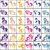 Size: 780x782 | Tagged: safe, color edit, applejack, fluttershy, pinkie pie, rainbow dash, rarity, twilight sparkle, earth pony, pegasus, pony, unicorn, g4, alternate hairstyle, askthemanesix, female, lolwut, mane six, mare