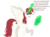 Size: 1000x743 | Tagged: safe, artist:hakar-kerarmor, queen chrysalis, oc, oc only, oc:fausticorn, changeling, g4, book, concave belly, dialogue, female, horn, lauren faust, levitation, long horn, magic, open mouth, raised hoof, seems legit, simple background, slender, smiling, solo, spread wings, tall, telekinesis, thin, transparent background, wings