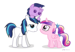 Size: 990x690 | Tagged: safe, artist:dm29, princess cadance, shining armor, twilight sparkle, alicorn, pony, unicorn, g4, baby, baby pony, babylight sparkle, colt, colt shining armor, female, filly, filly cadance, foal, male, simple background, transparent background, trio, young, younger