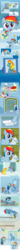 Size: 1200x14800 | Tagged: safe, artist:capt-nemo, blaze, misty fly, rainbow dash, soarin', spitfire, pegasus, pony, g4, adult, aging, clothes, comic, female, filly, filly rainbow dash, goggles, male, mare, memories, older, older rainbow dash, sad, stallion, thumbnail is a stick, uniform, wonderbolts, wonderbolts uniform, younger
