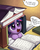 Size: 1600x2000 | Tagged: safe, artist:valcron, twilight sparkle, pony, unicorn, g4, adorkable, artifact, book, book fort, conversation, cute, daaaaaaaaaaaw, dialogue, dork, female, filly, filly twilight sparkle, foal, fort, hnnng, horn, lying down, pillow, prone, solo, that pony sure does love books, twiabetes, unicorn twilight, weapons-grade cute, younger