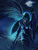 Size: 1500x2000 | Tagged: safe, artist:huussii, nightmare moon, human, g4, armor, female, halberd, helmet, humanized, moon, night, polearm, solo, starry hair, weapon, winged humanization, wings, woman