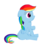 Size: 1700x1500 | Tagged: safe, artist:darhus, rainbow dash, pegasus, pony, g4, female, filly, filly rainbow dash, floppy ears, foal, simple background, sitting, solo, transparent background