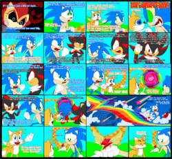 Size: 1987x1830 | Tagged: safe, artist:terry, fox, hedgehog, bloodshot eyes, comic, crossover, element of loyalty, elements of harmony, loyalty, male, mecha sally, miles "tails" prower, no pony, sally acorn, satam, shadow the hedgehog, sonic the hedgehog, sonic the hedgehog (series), special zone, vector sigma
