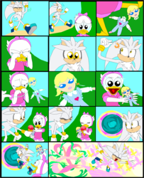 Size: 1512x1861 | Tagged: safe, artist:terry, megan williams, g1, comic, crossover, crying, disney, doll, ducktales, elements of harmony, female, kindness, male, sad, silver the hedgehog, sonic the hedgehog, sonic the hedgehog (series), special zone, toy, webby vanderquack