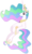 Size: 2411x3999 | Tagged: safe, artist:stinkehund, princess celestia, alicorn, pony, g4, female, high res, mare, simple background, sitting, solo, transparent background