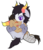 Size: 500x576 | Tagged: artist needed, source needed, safe, pony, gamzee makara, get, homestuck, hug, ponified, simple background, tavros nitram, transparent background
