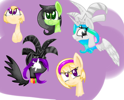 Size: 1339x1083 | Tagged: artist needed, safe, pony, black queen, female, homestuck, jade harley, mare, ponified, rose lalonde, white queen