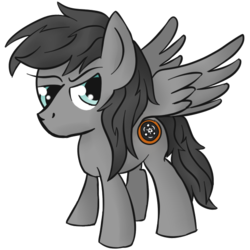 Size: 607x607 | Tagged: safe, artist:assuming-control, oc, oc only, oc:dataanti, pegasus, pony, male, simple background, solo, stallion, transparent background