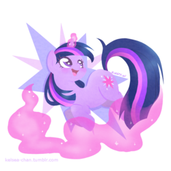 Size: 700x700 | Tagged: safe, artist:kelsea-chan, twilight sparkle, pony, unicorn, g4, abstract background, cute, cutie mark background, female, glowing horn, horn, magic, mare, simple background, solo, transparent background, twiabetes, unicorn twilight