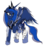 Size: 768x787 | Tagged: safe, artist:dankodeadzone, princess luna, alicorn, pony, g4, female, jewelry, mare, raised hoof, regalia, simple background, solo, transparent background, wing armor