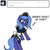 Size: 648x648 | Tagged: safe, artist:dankodeadzone, princess luna, alicorn, pony, ask luna & venom, g4, clothes, cute, filly, maid, s1 luna, simple background, white background, woona