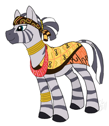 Size: 891x1038 | Tagged: safe, artist:cartoonlion, zecora, pony, zebra, g4, africa, african, clothes, dignified wear, dress, female, gala dress, headband, mare, simple background, solo, white background