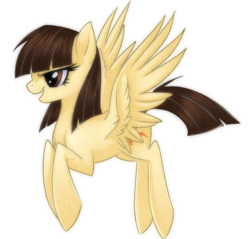 Size: 600x573 | Tagged: safe, artist:rizcifra, wild fire, pegasus, pony, g4, female, flying, mare, profile, simple background, solo, transparent background