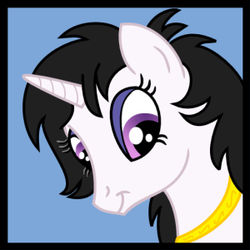 Size: 300x300 | Tagged: safe, artist:tim-kangaroo, pony, unicorn, bronycon, female, mare, nicole oliver, ponified, solo