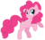 Size: 5000x4501 | Tagged: safe, artist:jennieoo, pinkie pie, earth pony, pony, g4, absurd resolution, alternate hairstyle, bow, cute, diapinkes, double mane, female, grin, hair bow, happy, mare, pigtails, ponytail, rearing, show accurate, simple background, smiling, solo, transparent background, vector