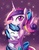 Size: 772x1000 | Tagged: safe, artist:negativefox, princess cadance, shining armor, alicorn, pony, unicorn, g4, 2012, abstract background, age difference, colored pupils, colt, colt shining armor, cute, cutedance, description in comments, female, foal, hug, male, mare, shining adorable, ship:shiningcadance, shipping, straight, younger