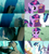 Size: 1060x1175 | Tagged: safe, edit, edited screencap, screencap, shining armor, twilight sparkle, pony, unicorn, a canterlot wedding, g4, my little pony: friendship is magic, season 2, b.b.b.f.f., book, colt, colt shining armor, comparison, female, filly, filly twilight sparkle, kamina, male, simon, teenager, tengen toppa gurren lagann, twily face, younger