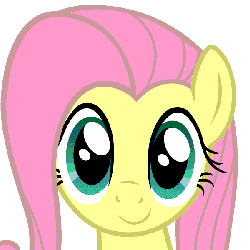 Size: 600x600 | Tagged: safe, artist:blackgryph0n, part of a set, fluttershy, pegasus, pony, g4, animated, cute, dancing, female, gif, headbob, looking at you, mare, old version, shyabetes, simple background, smiling, solo, transparent background