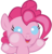 Size: 3000x3120 | Tagged: safe, artist:beavernator, pinkie pie, earth pony, pony, g4, against glass, baby, baby pie, baby pony, breach, female, filly, foal, high res, looking at you, open mouth, simple background, smiling, solo, squishy cheeks, white background
