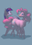 Size: 500x704 | Tagged: safe, artist:cabyowl, pinkie pie, twilight sparkle, earth pony, pony, unicorn, g4, duo, female, frown, mare