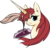 Size: 1302x1262 | Tagged: safe, artist:zev, oc, oc only, oc:fausticorn, alicorn, pony, alicorn oc, bust, cute, faustabetes, female, ink, inkwell, lauren faust, mare, ponified, portrait, simple background, solo, transparent background