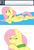 Size: 642x944 | Tagged: safe, artist:cartoonlion, fluttershy, oc, oc:futashy, pegasus, pony, ask futashy, futaverse, g4, ask, collar, futa, futa fluttershy, intersex, prone, solo, underhoof