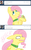 Size: 632x1018 | Tagged: safe, artist:cartoonlion, fluttershy, oc, oc:futashy, pegasus, pony, ask futashy, futaverse, g4, ask, burp, collar, female, flutterjuice, intersex, juice box, mare, pet tag, wavy mouth