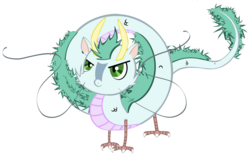 Size: 1280x786 | Tagged: safe, artist:toonfreak, dragon, barely pony related, crossover, haku, hayao miyazaki, simple background, solo, spirited away, studio ghibli, transparent background