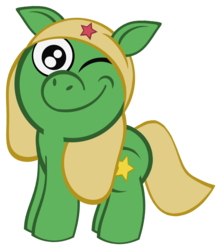 Size: 1280x1448 | Tagged: safe, artist:toonfreak, earth pony, pony, colt, crossover, keroro, male, sergeant frog, simple background, solo, transparent background