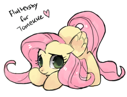 Size: 983x751 | Tagged: safe, artist:suikuzu, fluttershy, pegasus, pony, g4, cute, face down ass up, female, floppy ears, mare, shyabetes, simple background, solo, white background
