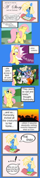 Size: 2672x11672 | Tagged: safe, artist:toonfreak, fluttershy, gizmo, pegasus, pony, g4, azumanga daioh, comic, drawn together, excel saga, female, gigglepie, gir, gremlins, incubator (species), invader zim, kamineko, kyubey, lilo and stitch, ling-ling, magical witch punie-chan, mare, paya-tan, puchuu, puella magi madoka magica, stitch, the fairly oddparents