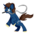 Size: 3000x3000 | Tagged: safe, artist:sirgalahadbw, pony, unicorn, castlevania, high res, male, mouth hold, ponified, rearing, richter belmont, simple background, solo, stallion, transparent background