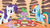 Size: 1366x768 | Tagged: safe, screencap, rainbow dash, rarity, spike, dragon, pegasus, pony, unicorn, dragon quest, g4, my little pony: friendship is magic, season 2, bindle, female, golden oaks library, hub logo, male, mare, panic, trio, youtube caption, youtube link